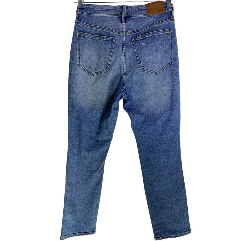 Madewell Curvy Perfect Vintage Jeans Size 25 High Rise Distressed Denim - Picture 2 of 14
